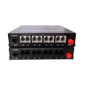 Premium Telephone Fiber Optic Media Converter PCM Voice with 10/100M Ethernet - Foto 1 di 7