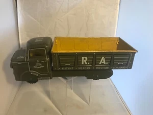 VINTAGE LOUIS MARX TINPLATE ROYAL ARTILLERY ARMY LORRY STUNNER - Picture 1 of 12