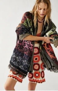 Nueva Chaqueta Free People Golden Hour Cardi Sudadera con Capucha Talla Mediana - Imagen 1 de 7