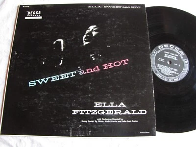 NM/VG+ Ella Fitzgerald Sweet and Hot Decca DL 8155 orig DG press 1955 nice - Image 1 of 4