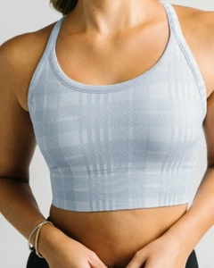 Reggiseno donna Zyia Blue Confidence Longline taglia Large ottime condizioni - Foto 1 di 6