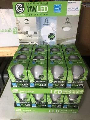 24 Pack, New 75 Watt Equivalent  A19   LED Light Bulb 3000K dimmable - Image 1 of 2