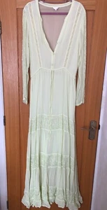 Ghost Viscose Crepe Maxi Dress Medium (UK 12/14) - Picture 1 of 7