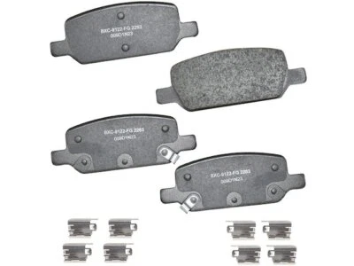 Juego de 3 pastillas de freno traseras Bendix 95682JNRR 2018 2019 2020 2021 para Tesla 2017-2022 Foto 1 de 2