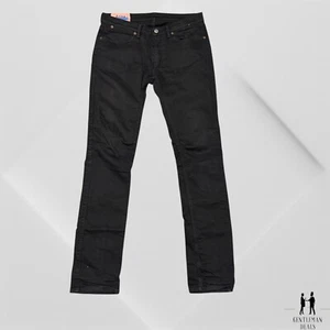 Acne Studios Bla Konst North Stay Black Jeans Men’s 32x33 Slim Straight - Picture 1 of 10