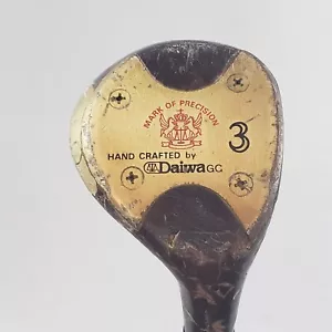 Diawa Hand Crafted Mark of Precision 3 wood R Steel Shaft Regular RH Vintage - Picture 1 of 7