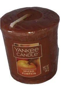 Yankee Candle Spiced Pumpkin 1.75 Oz Votive Scented Candle New Gift - Bild 1 von 2