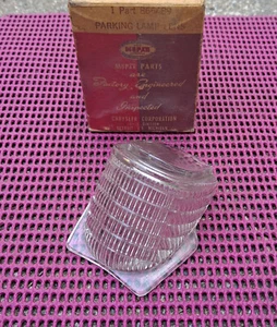 1941 41 Plymouth Special Deluxe P11 P12 NOS MoPar PARK LAMP GLASS LENS - Picture 1 of 3