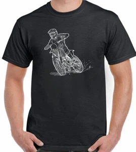 Motocross T-Shirt Rider Mens Motorbike Dirt Bike MotoX XGames Scrambler - Picture 1 of 2