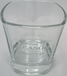 Jack Daniel's Whiskey Glass It’s A Short Season Don’t Forget To Enjoy Ships Free - Picture 1 of 6