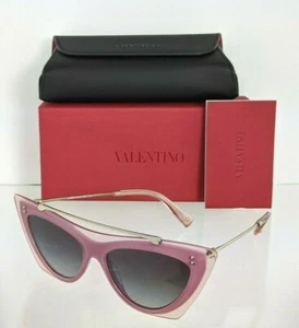 Brand New Authentic Valentino Sunglasses VA 4041 5107/8G 53mm Pink & Gold Frame - Picture 1 of 7