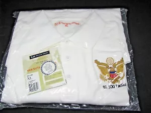 5.11 Tactical Series XL Mens 42056 010 W. Emboss L.Sleeve Polo Shirt - Picture 1 of 3