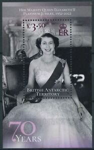 BAT 2022 MNH Royalty Stamps Queen Elizabeth II Platinum Jubilee 1v M/S