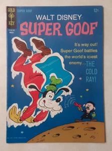 Super Goof # 6 Gold Key Comic 1967 Walt Disney Goofy Vintage The Cold Ray - Picture 1 of 11