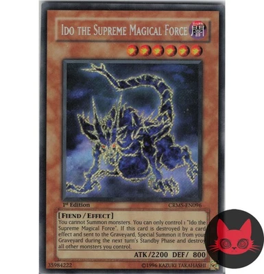 Yugioh Ido the Supreme Magical Force CRMS-EN096 Secret Rare 1st Edition NM - Image 1 of 2