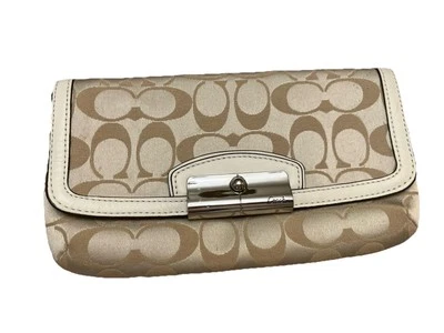 Cartera sin asas Coach con ribete blanco Kristin Foto 1 de 4