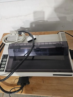 Impresora de computadora Tandy DMP 130A vintage matriz de puntos modelo 26-1280A Foto 1 de 4