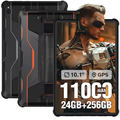 OUKITEL RT9 10,1 Zoll Outdoor Tablet 11000mAh 24GB+256GB Dual SIM 4G LTE/5G WiFi - Bild 1 von 4