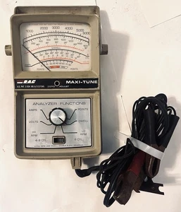 Vintage RAC MAXI-TUNE 4 - 8 CYL Engine IGNITION ANALYZER Dwell VOLT POINTS RPM - Picture 1 of 6