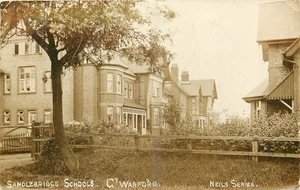 1908 Warford UK Sandlebridge Schools Neils occupation RPPC Postcard 25-7809 - Picture 1 of 2