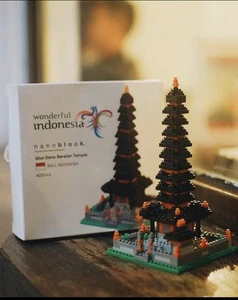 Nanoblock Indonesia EXC Mini Building Block Ulun Danu Beratan Temple KAWADA - Picture 1 of 2