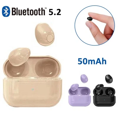 Wireless Mini Earbuds Invisible Sleep Headphones Small Bluetooth 5.2 Earphones - Image 1 of 4