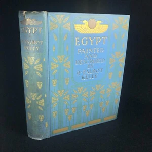 Egypt ~ Talbot Kelly ~ History Pictorial Cloth (Early Edition Illustrated 1906) - Picture 1 of 17