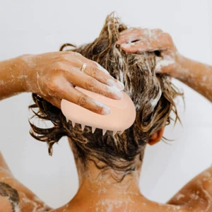 Cepillo de champú peine de masaje masaje masajeador de cabello exfoliante de cuero cabelludo hombre Miss - Imagen 1 de 12