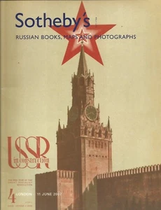 SOTHEBY’S RUSSIAN BOOK Maps Photographs Burliuk Lissitzky Mayakovsky Catalog 07 - Imagen 1 de 1