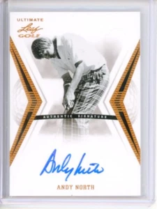 2012 ULTIMATE LEAF GOLF ANDY NORTH AUTOGRAFO #BA-AN1 - Foto 1 di 2