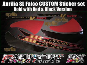 Aprilia SL Falco 1000 Custom Sticker Decal Set 12 piece Kit COLOUR B-GOLD - Picture 1 of 7