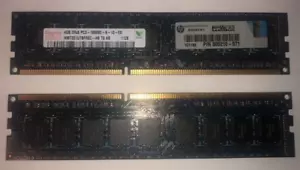 1PC HYNIX 4GB 2Rx8 PC3-10600E-9-10-E0 HP 500210-571 S server ECC memory - Picture 1 of 1