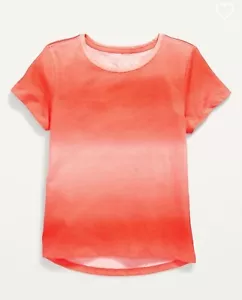 Old Navy Kids Girls Size Large (10-12) Orange Short Sleeve T-shirt Tee .. NWT - Picture 1 of 2
