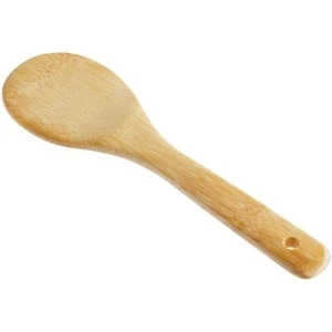 Espátula de cuchara de arroz con paleta de arroz de bambú de 9" utensilio de cocina (paquete de 6) - Imagen 1 de 2