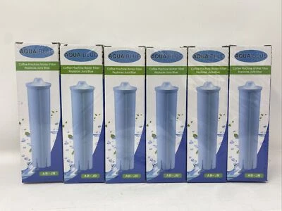 6 filtros de agua para máquina de café Aqua Blue reemplazan Jura Blue AB-JB (bin H) Foto 1 de 2