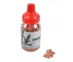 Pallini Ramati Cal 4.5 mm PIOMBINI TONDI 0.33gr Biberon 1500 Pz Aria compressa - Foto 1 di 1