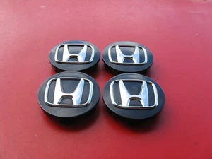 HONDA HR-V CR-V ODYSSEY INSIGHT BLACK WHEEL RIM HUB CAP HUBCAP CENTER COVER #382 - Picture 1 of 7
