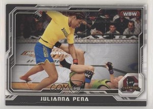 2014 Topps UFC Champions Black /188 Julianna Pena #10 Rookie RC