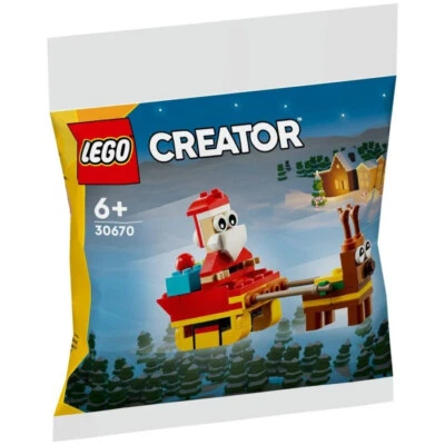 LEGO Creator Santa's Sleigh Ride полиэтиленовый пакет 30670 (ЗАПЕЧАТАННЫЙ) - Изображение 1 из 2