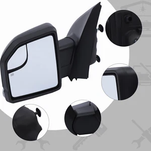 Left Mirror Power Textured Black Driver Side Fit For 2015 2016-2018 Ford F150 - Foto 1 di 11