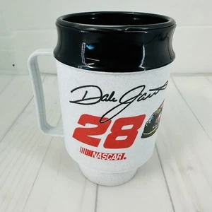 NASCAR Dale Jarrett #28 Plastic Thermos Coffee Cup Mug 1995 - Picture 1 of 13