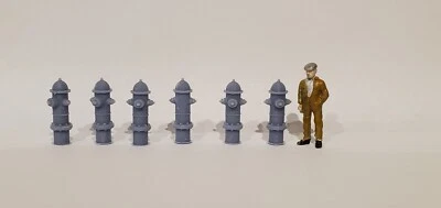 O Scale Fire Hydrant - Fire Plug - 3D Printed QTY 6 - Image 1 of 3