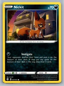 Nickit 47/72 Shining Fates Common Pokémon TCG 2021 - Picture 1 of 2