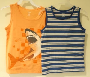 NWT Carter's Set Of Two Tank Tops Boy's Size 7 - Picture 1 of 1
