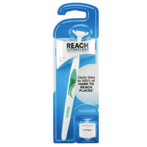 Reach Access Flosser Starter Kit, geschmacksneutral mit 8 Einweg-Nachfüllköpfen - Bild 1 von 3