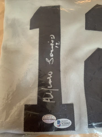 Alfonso Soriano Autographed New York Yankees Custom Baseball Jersey Auto BAS COA Cover