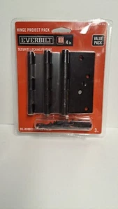 Everbilt Security Door Hinge Square Corner Oil-Rubbed Bronze 4" 806978 - Picture 1 of 2