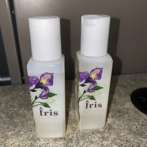 Crabtree & Evelyn Iris Bath and Shower Gel 1.7 oz / 50 mL Travel Size Set Of 2 - Picture 1 of 8