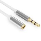 Gold Plated Plug Extender Aux Cord Audio Extension Cable Male to Female