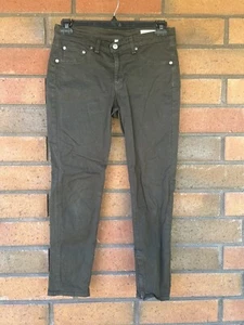 Rag & Bone Jeans For Intermix Capri Zipper Hem Slim Skinny | Olive | Size 30 - Picture 1 of 13